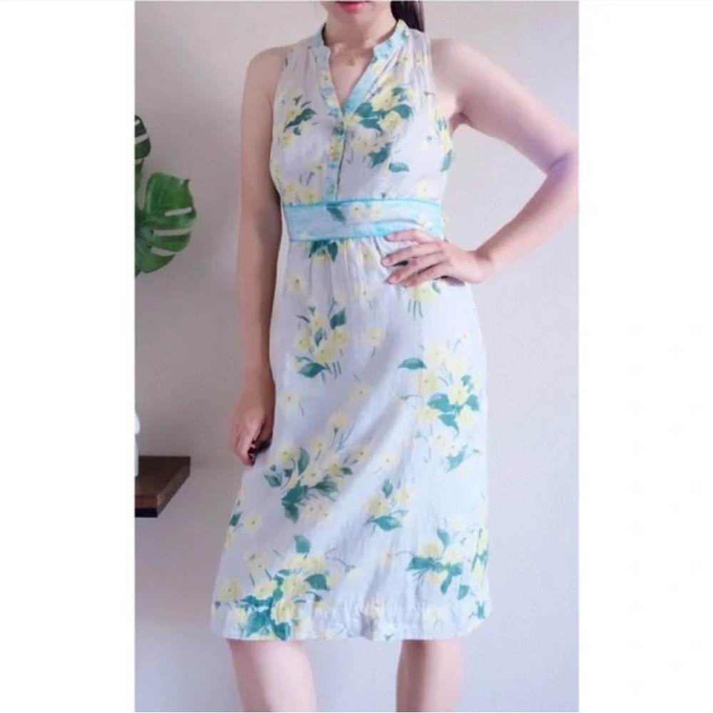 Anthropologie Maeve Silk Floral Dress 2